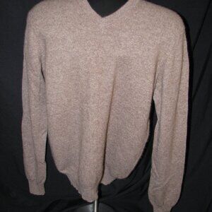 Men's Kenneth Cole Unlisted 100% Cashmere V-Neck Sweater Size Medium